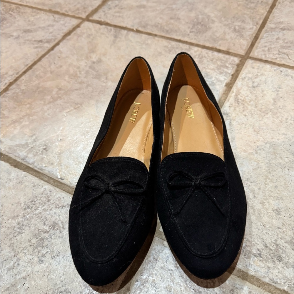 J Crew Women's Elegant Black Loafers